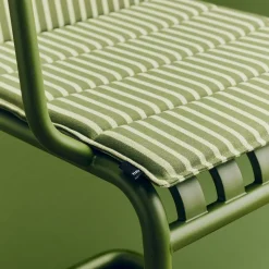Terrazza Folding sittdyna Olive bold stripe 82x40 cm