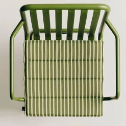 Terrazza sittdyna Olive bold stripe 40x40 cm