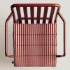 Terrazza sittdyna Terracotta bold stripe 40x40 cm