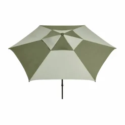 Terrazza Hexagon parasoll Green-dark green