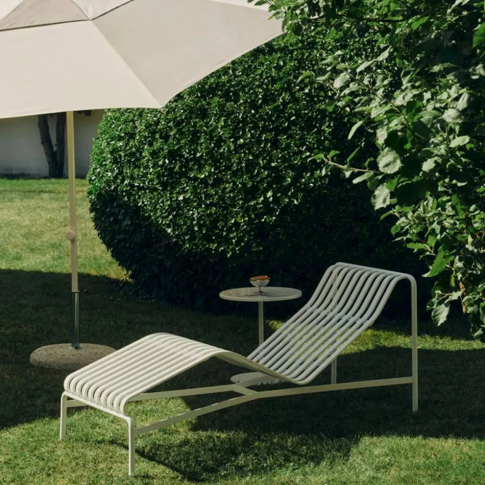 Terrazza Hexagon parasoll Off white-grey