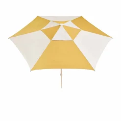 Terrazza Hexagon parasoll Off white-ochre