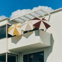Terrazza Octagon parasoll Off-white -grey