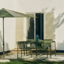 Terrazza Square parasoll Green-dark green