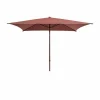 Terrazza Square parasoll Off white-burgundy