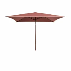 Terrazza Square parasoll Off white-burgundy