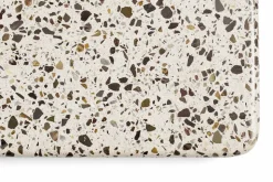 Terrazzo matbord Ø70 cm Grey terrazzo-anthracite