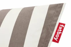 The BonBaron outdoor fåtölj Stripe cacao 120x120x75 cm