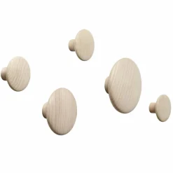 The Dots klädkrok ask Ø17 cm