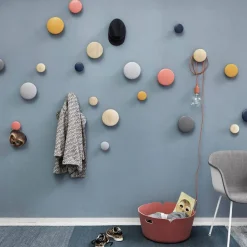 The Dots klädkrok midnight blue Ø9 cm