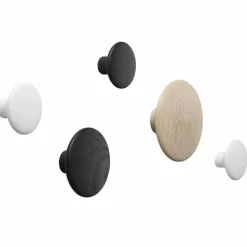 The Dots klädkrok svart Ø13 cm