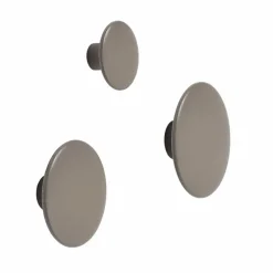 The Dots klädkrok taupe Ø13 cm