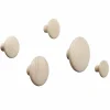 The Dots klädkrok ask Ø6 5 cm