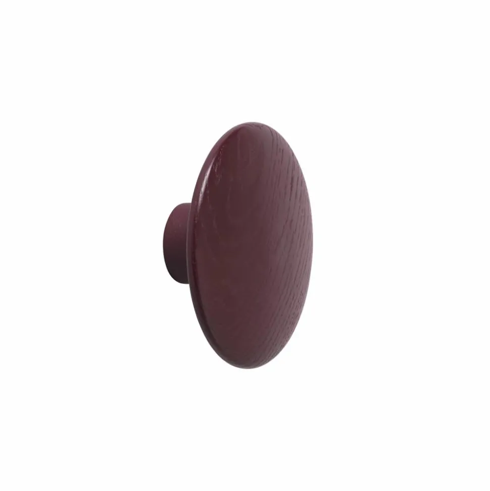 The Dots klädkrok burgundy Ø17 cm