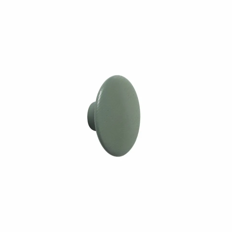 The Dots klädkrok dusty green Ø6 5 cm