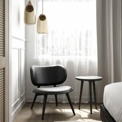 The Lounge Chair loungestol Black-svartbetstat bokstativ