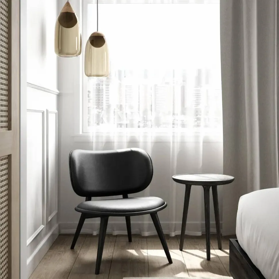 The Lounge Chair loungestol Black-svartbetstat bokstativ