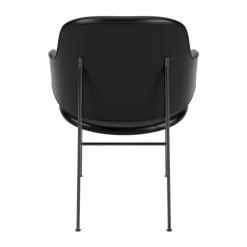 The Penguin loungestol helklädd Dakar 0842-svart stål