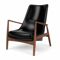The Seal loungestol hög rygg Re-wool 0218-ek