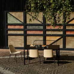 Thorvald SC111 bänk Warm black 129 cm
