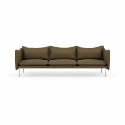 Tiki soffa 3-sits Vintage Tabacco-polished stainless steel
