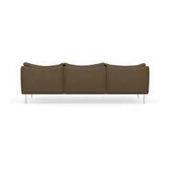 Tiki soffa 3-sits Vintage Tabacco-polished stainless steel