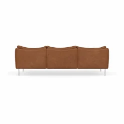 Tiki soffa 3-sits Vintage Rangers-polished stainless steel