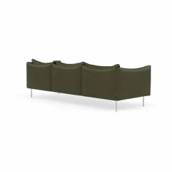 Tiki soffa 3-sits Vintage Olive-polished stainless steel