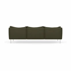 Tiki soffa 3-sits Vintage Olive-polished stainless steel