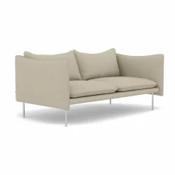 Tiki soffa 2-sits Barnum 2-polished stainless steel