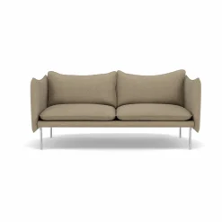 Tiki soffa 2-sits Ecriture 0240-polished stainless steel