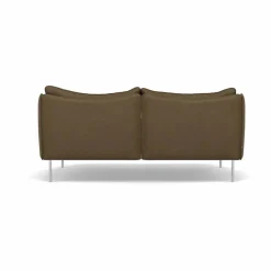 Tiki soffa 2-sits Vintage Tabacco-polished stainless steel