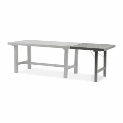 64 tilläggsskiva med ben Grey H: 66 cm