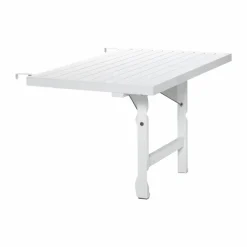 64 tilläggsskiva med ben White H: 66 cm