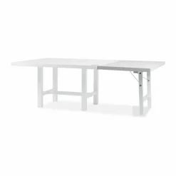 68 tilläggsskiva med ben White H: 66 cm