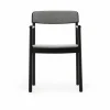 Timb karmstol Black ash-Hallingdal 166