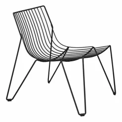 Tio easy chair loungestol Black