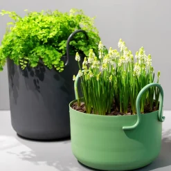 Tivoli kruka Ø30 cm hög mörkgrå