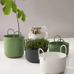 Tivoli kruka Ø30 cm hög vit