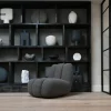 Toe loungefåtölj bouclé Deep taupe