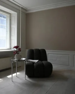 Toe loungefåtölj bouclé Deep taupe