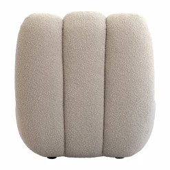 Toe loungefåtölj bouclé Smoked sand