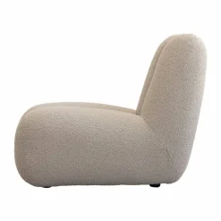 Toe loungefåtölj bouclé Smoked sand