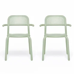 Toni karmstol 2-pack Mist green