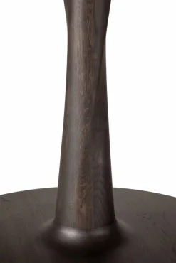 Torsion matbord Brunlackerad ek Ø90 cm