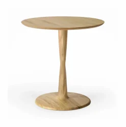 Torsion matbord Lackerad ek Ø70x69 cm