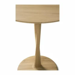 Torsion matbord Lackerad ek Ø70x69 cm
