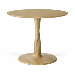 Torsion matbord Lackerad ek Ø90x69 cm