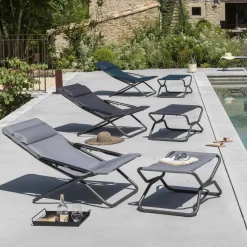 Transabed BeComfort solstol Becomfort dark grey
