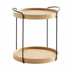 Trayo brickbord Ø50 cm ek Ek svart stativ
